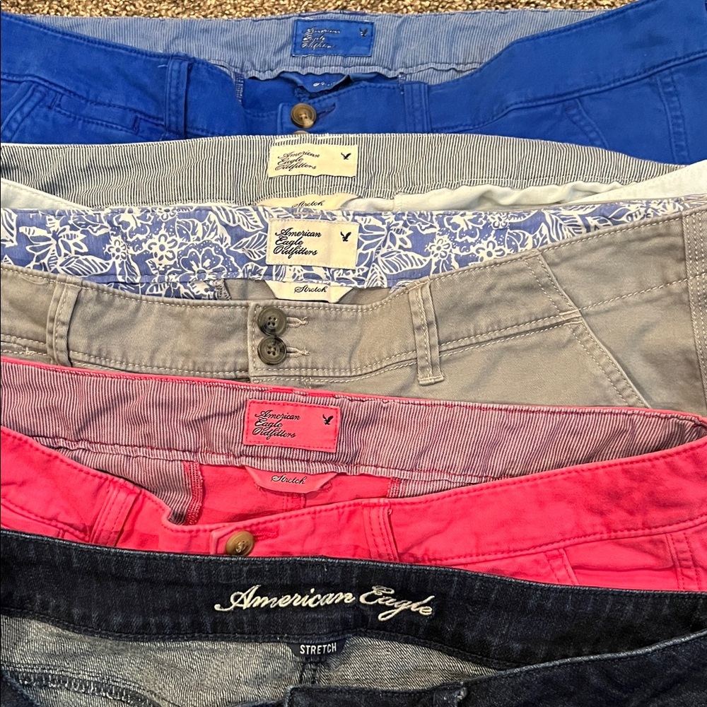 American Eagle Outfitters Women's Shorts - Blue, Pink, light blue, Gray, Black - Picture 5 of 5
